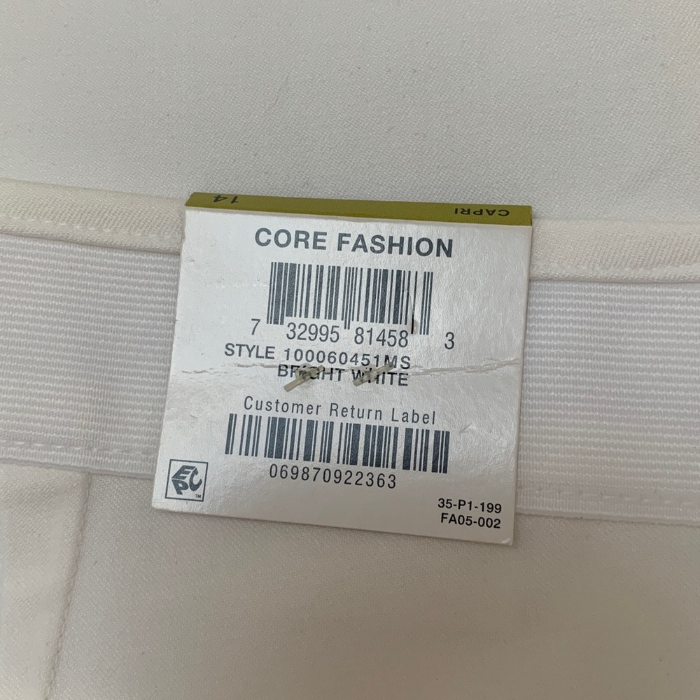 Alfani Core Fashion Comfort Waist Capri Pants NEW! - Picture 8 of 9